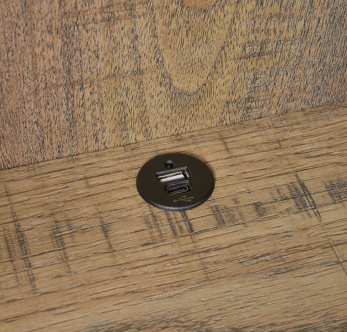 Westpark 3-piece Wall Unit Bookcase Set with USB Mango