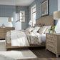 King California Panel Bed, Dresser & Mirror, Night Stand