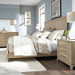 King California Panel Bed, Dresser & Mirror, Night Stand