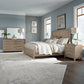 Queen Panel Bed, Dresser & Mirror, Night Stand