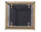 Chantel Solid Brown Marble Top Nesting Tables