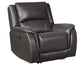 Alexandria Leather Power Recliner, Chocolate