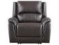Alexandria Leather Power Recliner, Chocolate