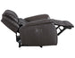 Alexandria Leather Power Recliner, Chocolate