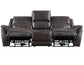 Alexandria Power Leather Reclining Sofa, Chocolate
