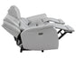 Alexandria Power Leather Reclining Sofa, Stone