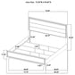 Wright 5-piece California King Bedroom Set Brown Oak - Discount Furniture Connection