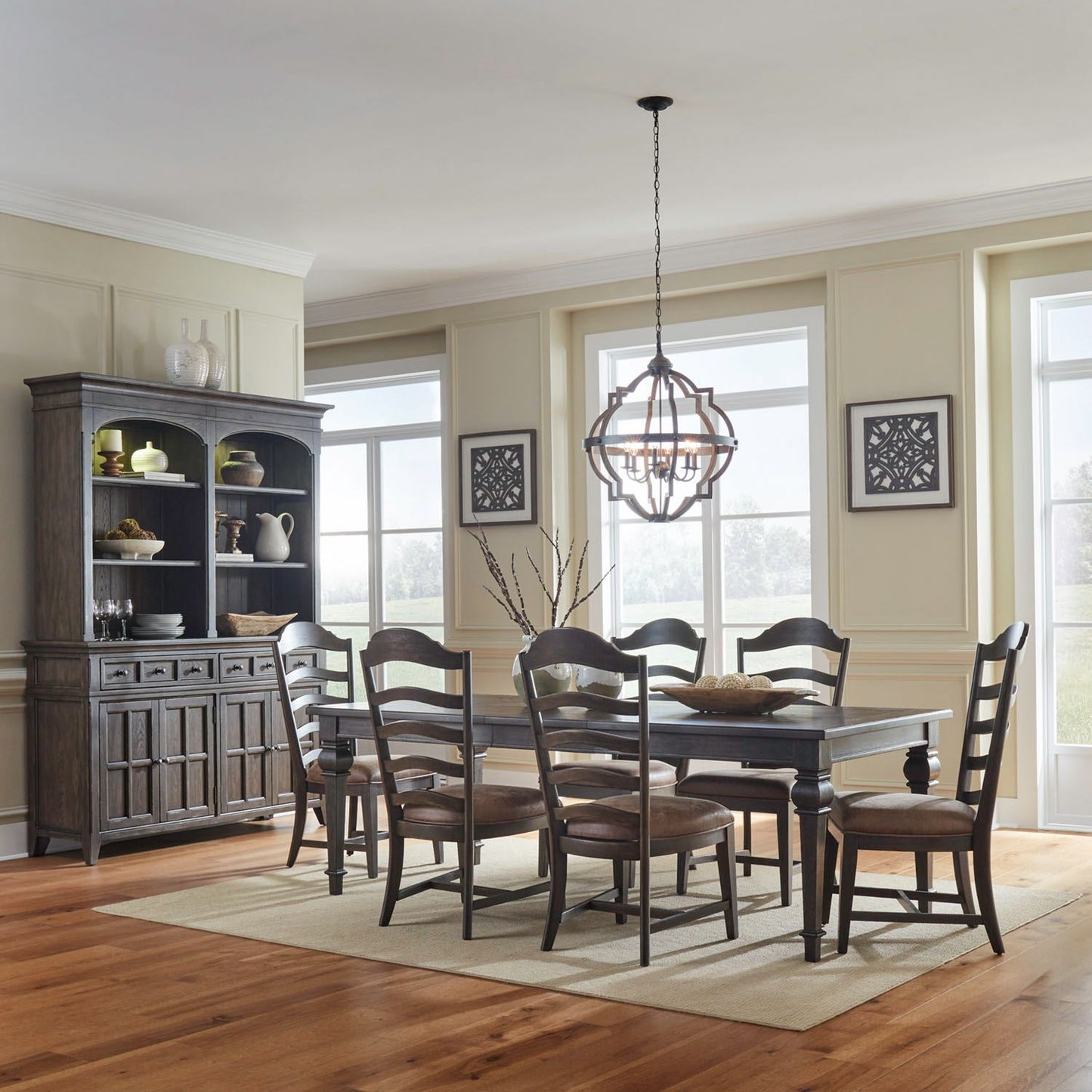7 Piece Rectangular Table Set