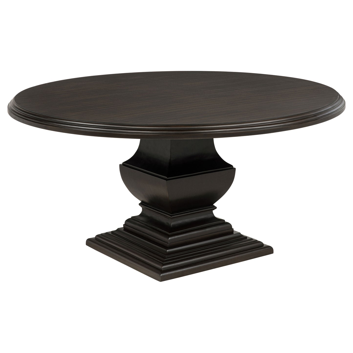 Twyla 60-inch Round Wood Dining Room Table Dark Cocoa
