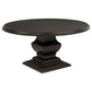 Twyla 7-piece Round Wood Dining Room Table Set Dark Cocoa