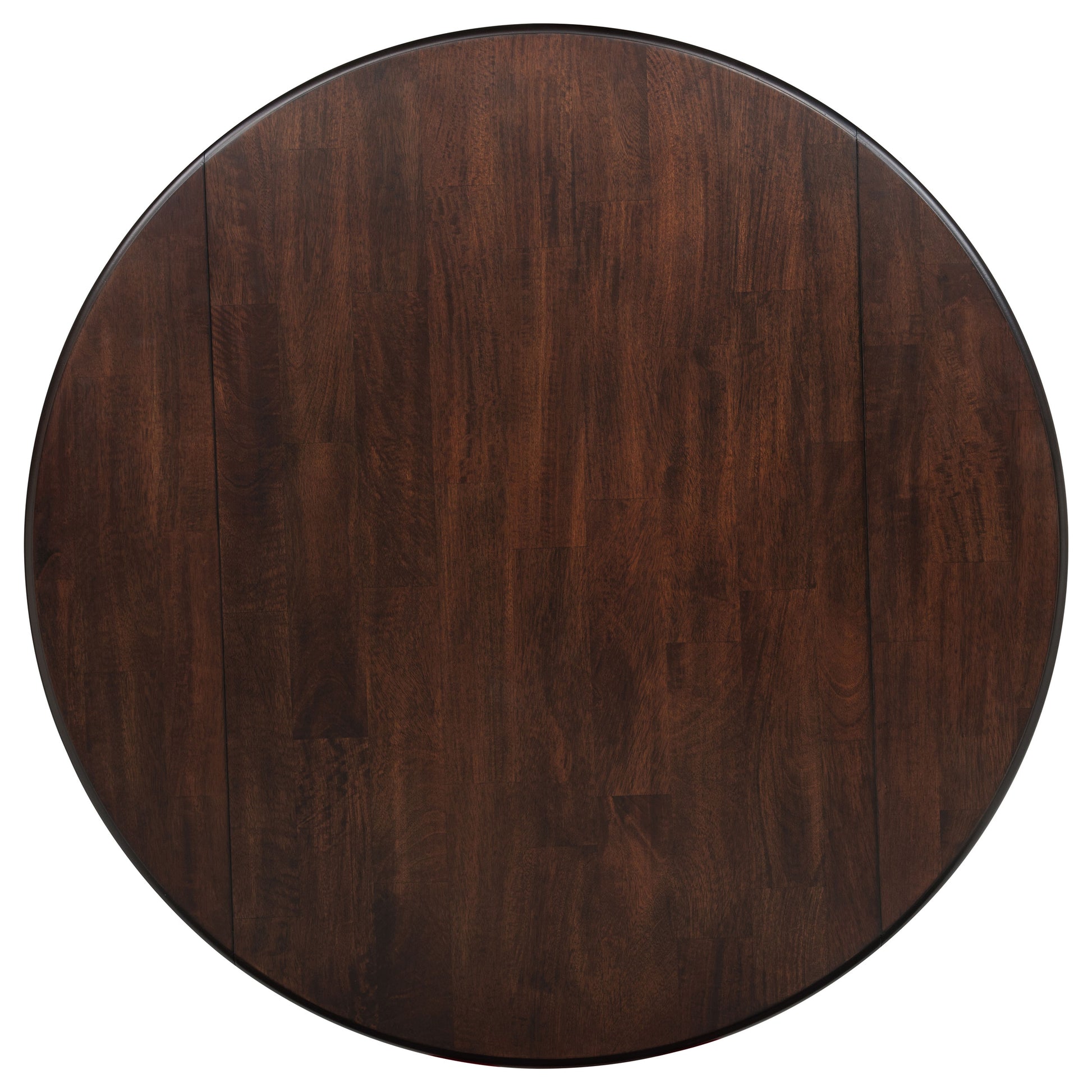 Barton 5-piece Round Wood Dining Table Set Dark Brown - Discount Furniture Connection
