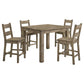 Cardova 5-piece Counter Height Dining Table Set Vineyard Oak