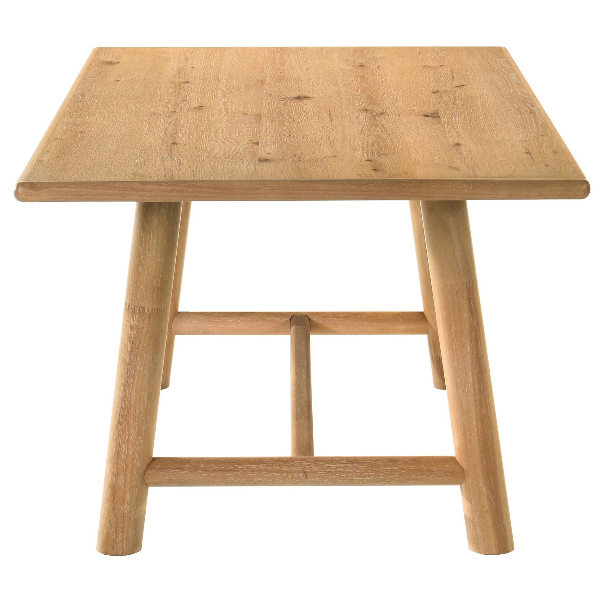 Duncan 7-piece Rectangular Wood Dining Table Set Washed Oak - Discount Furniture Connection