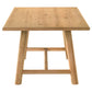 Duncan 7-piece Rectangular Wood Dining Table Set Washed Oak - Discount Furniture Connection