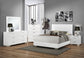 Felicity 5-drawer Bedroom Chest White High Gloss - Discount Furniture Connection
