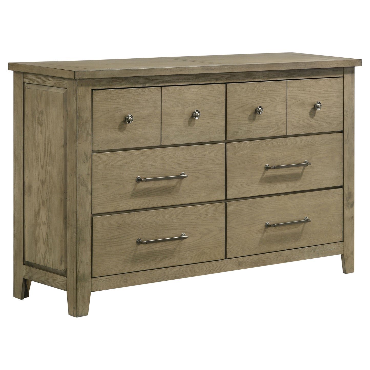 Hazlewood 5-piece Eastern King Bedroom Set Vineyard Oak - Discount Furniture Connection