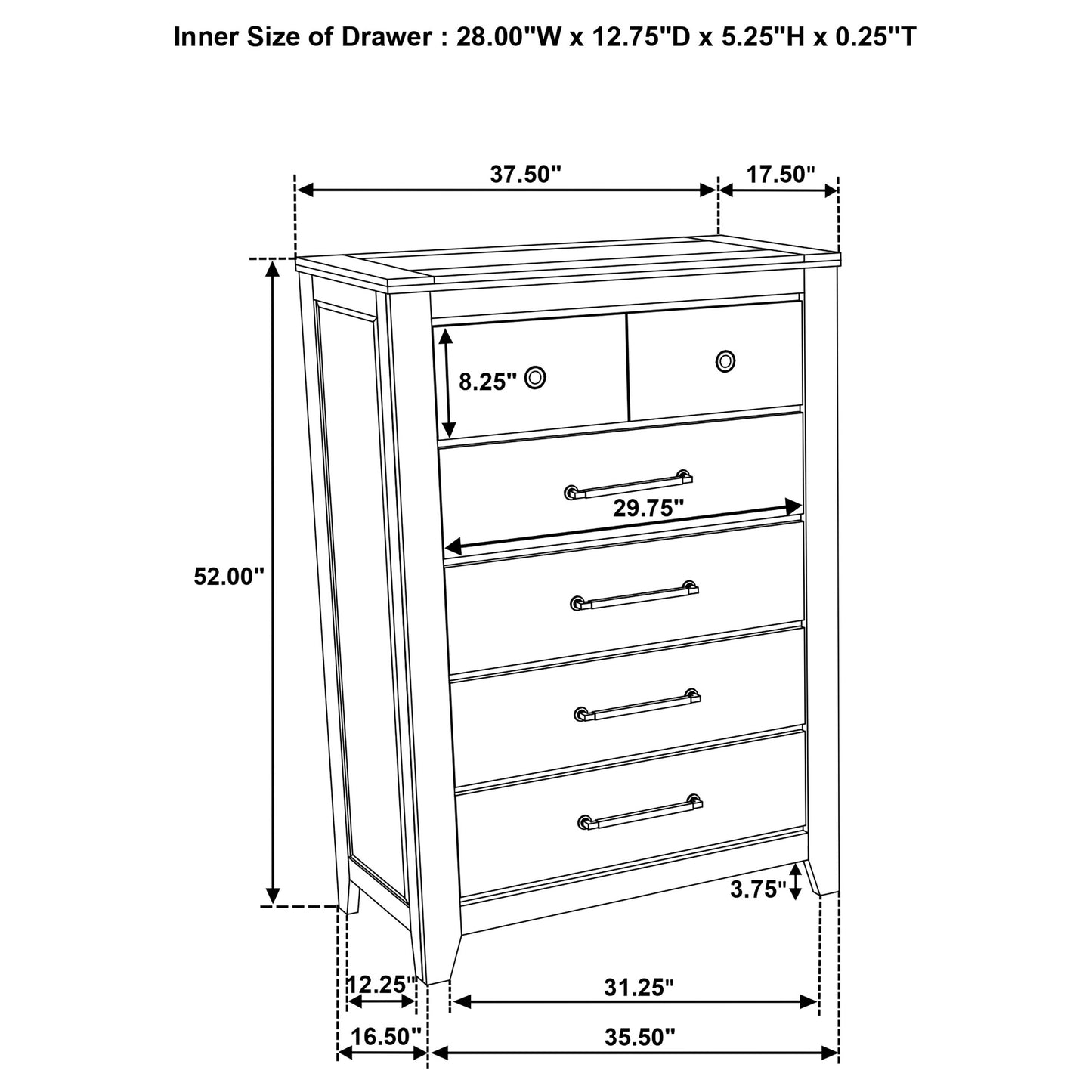 Hazlewood 5-piece Eastern King Bedroom Set Vineyard Oak - Discount Furniture Connection