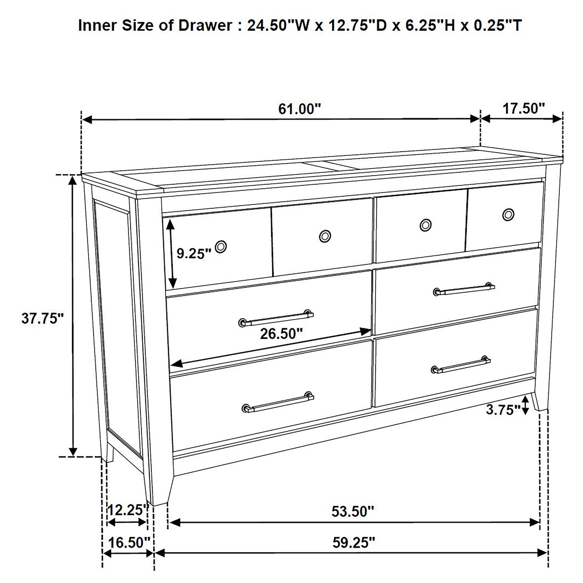 Hazlewood 5-piece Queen Bedroom Set Vineyard Oak - Discount Furniture Connection