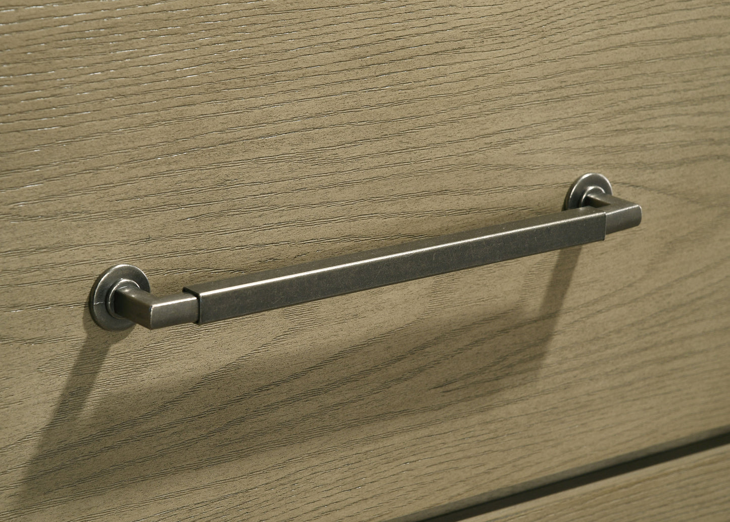 Hazlewood 6-drawer Bedroom Dresser with Mirror Vineyard Oak