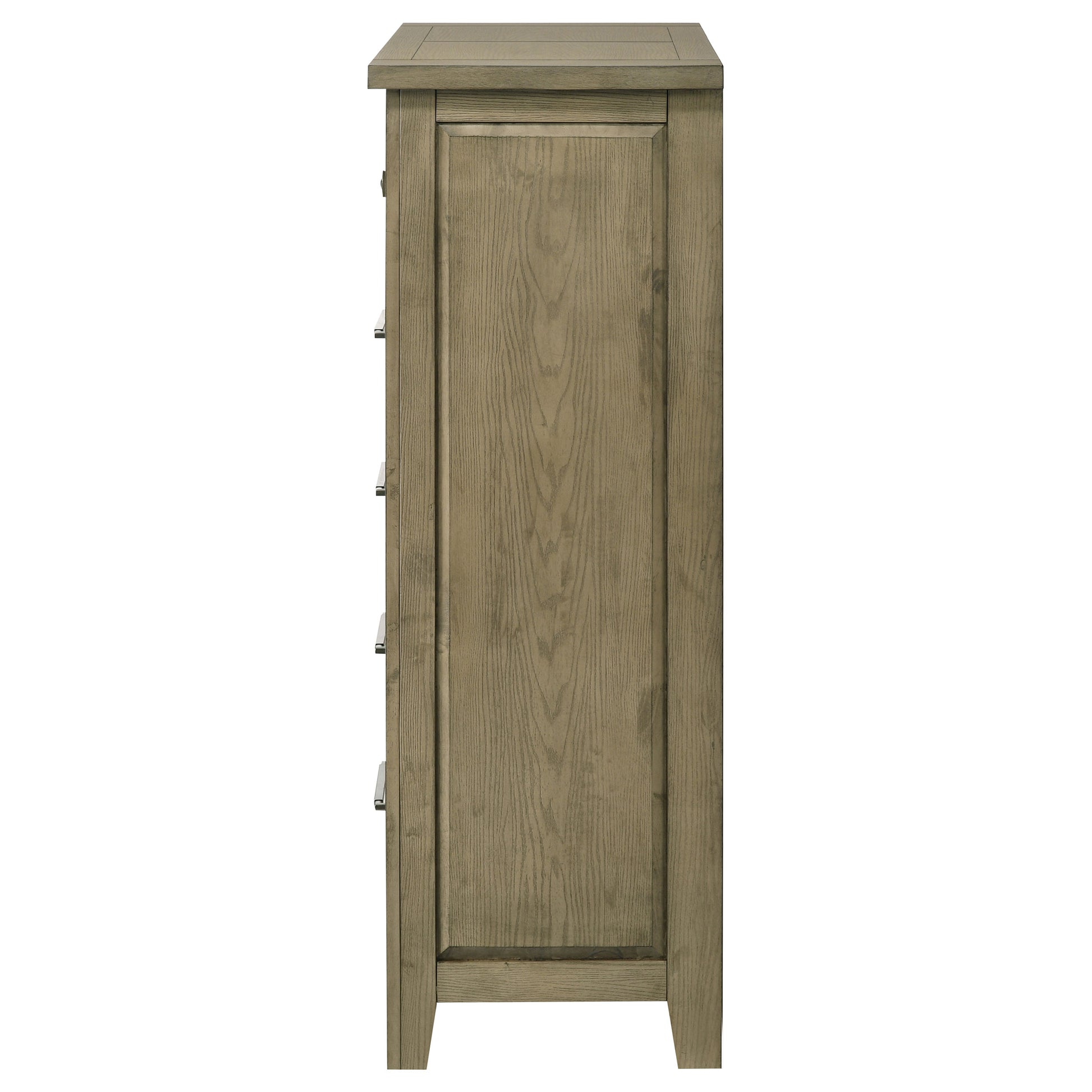 Hazlewood 5-drawer Bedroom Chest of Drawers Vineyard Oak - Discount Furniture Connection