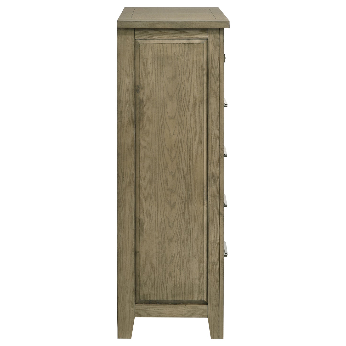 Hazlewood 5-drawer Bedroom Chest of Drawers Vineyard Oak - Discount Furniture Connection