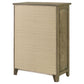 Hazlewood 5-drawer Bedroom Chest of Drawers Vineyard Oak - Discount Furniture Connection