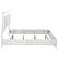 Cassia Eastern King LED Panel Bed White High Gloss - Discount Furniture Connection