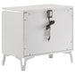 Cassia 4-piece Queen LED Bedroom Set White High Gloss - Discount Furniture Connection