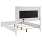 Cassia 5-piece Queen LED Bedroom Set White High Gloss - Discount Furniture Connection