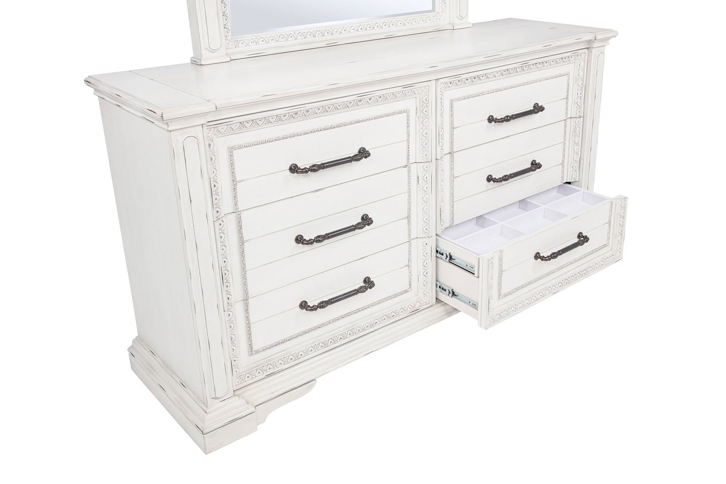 McKinney 5-piece Eastern King Bedroom Set Vintage White