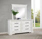 McKinney 6-drawer Bedroom Dresser with Mirror Vintage White