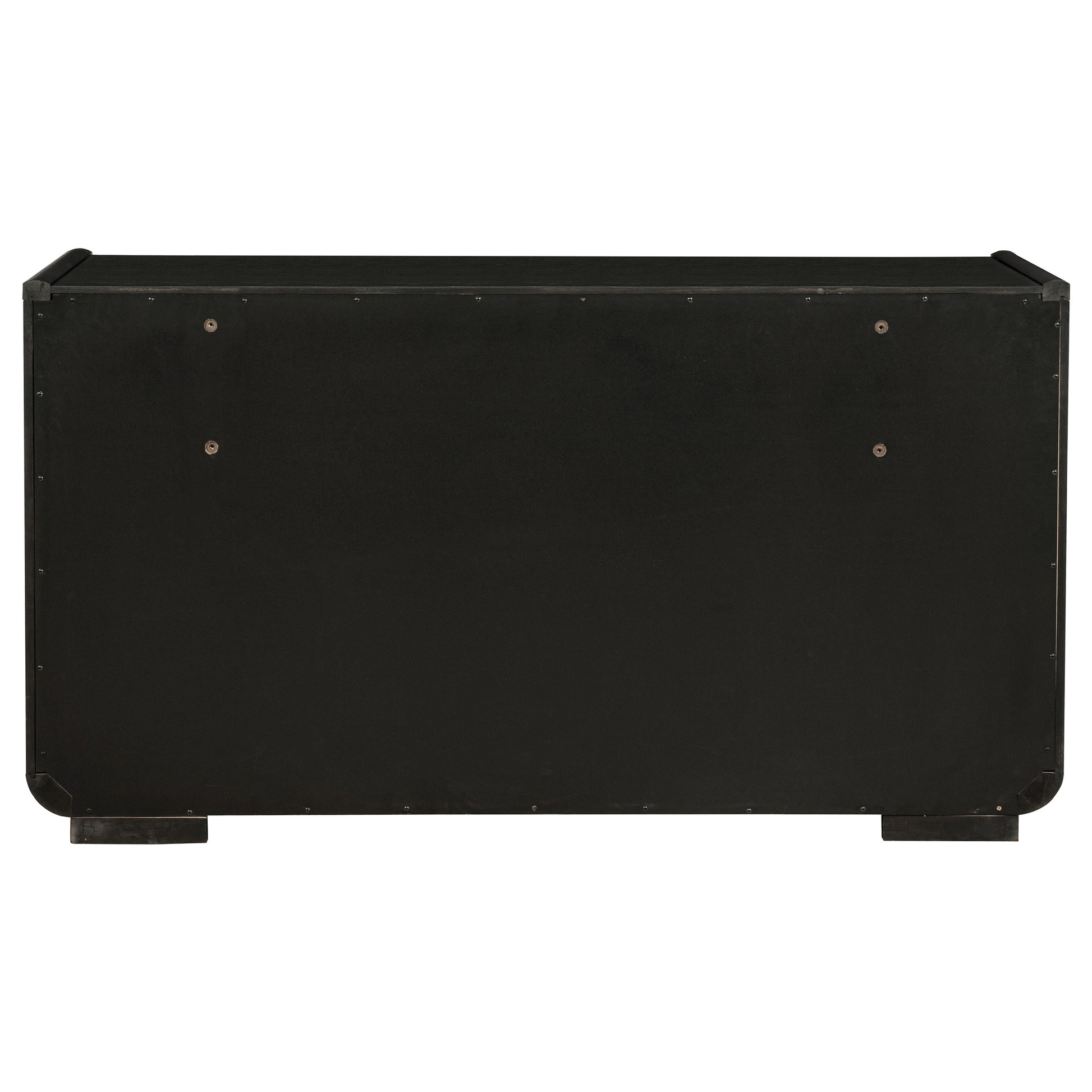 Leandro 8-drawer Bedroom Dresser Cabinet Burnished Black - Discount Furniture Connection