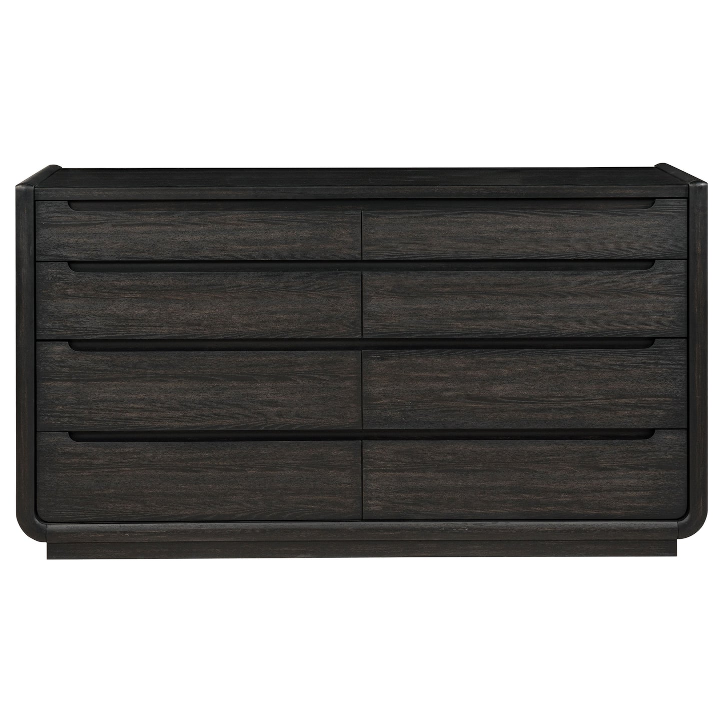 Leandro 8-drawer Bedroom Dresser Cabinet Burnished Black - Discount Furniture Connection