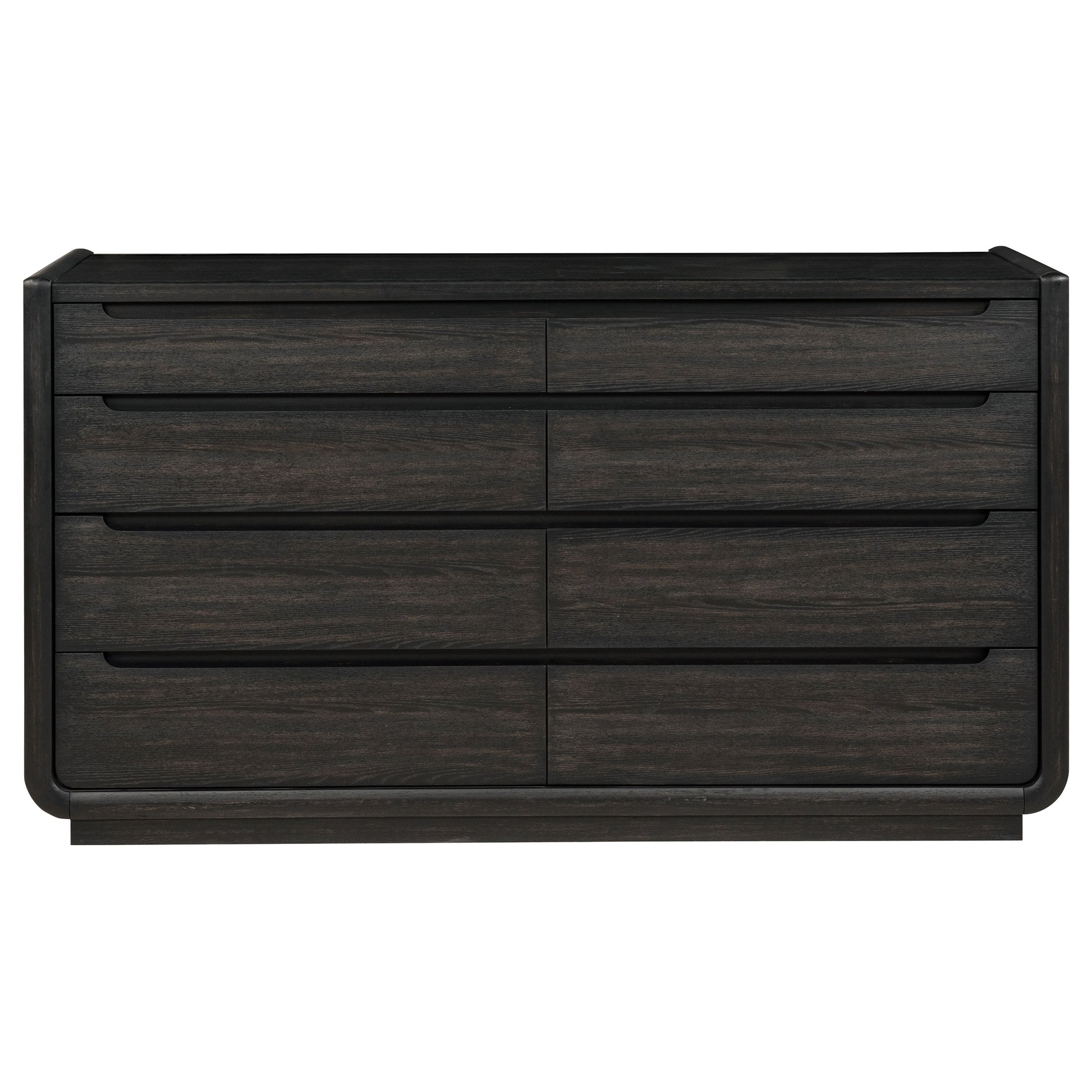 Leandro 8-drawer Bedroom Dresser Cabinet Burnished Black - Discount Furniture Connection