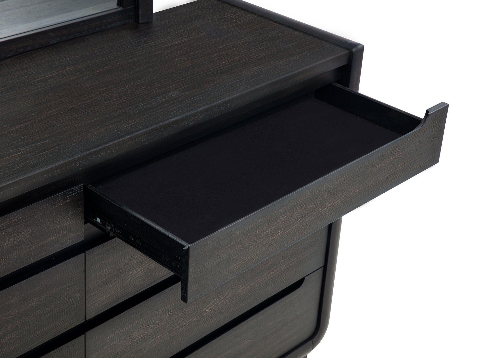 Leandro 8-drawer Bedroom Dresser Cabinet Burnished Black - Discount Furniture Connection