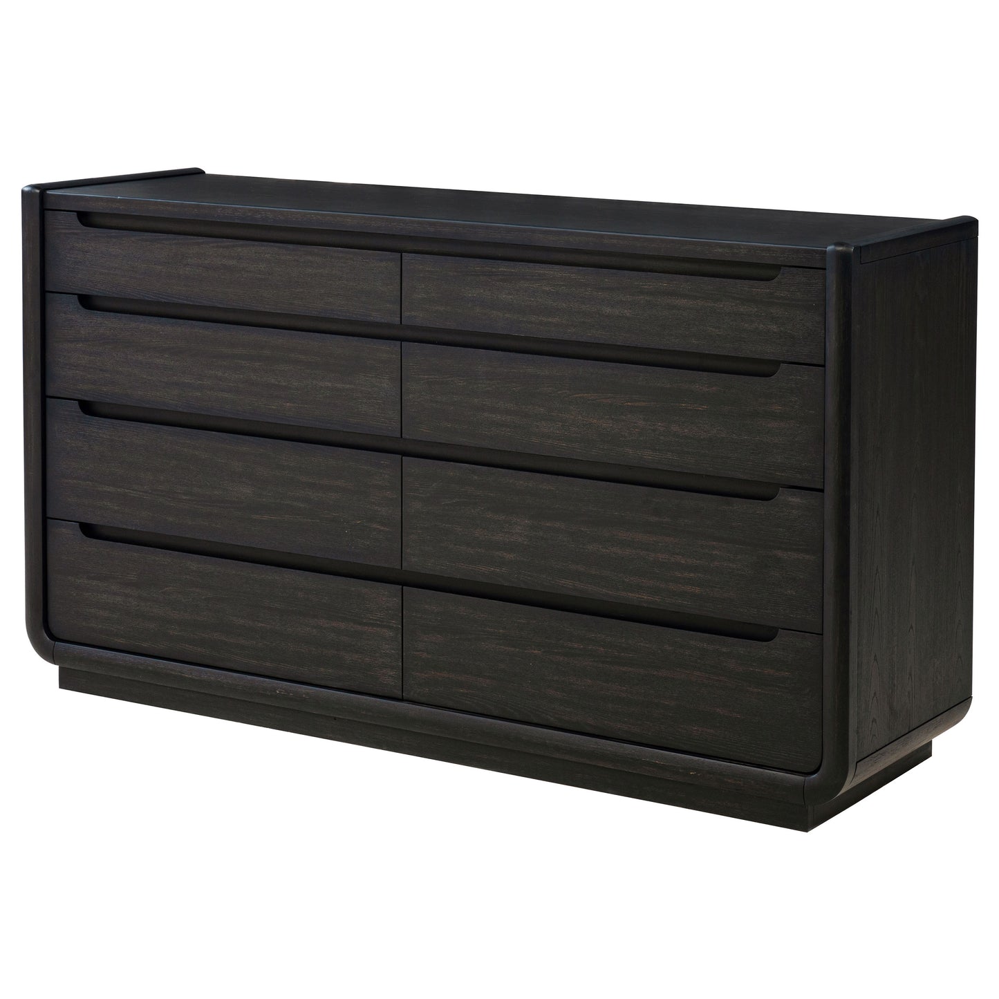 Leandro 8-drawer Bedroom Dresser Cabinet Burnished Black - Discount Furniture Connection
