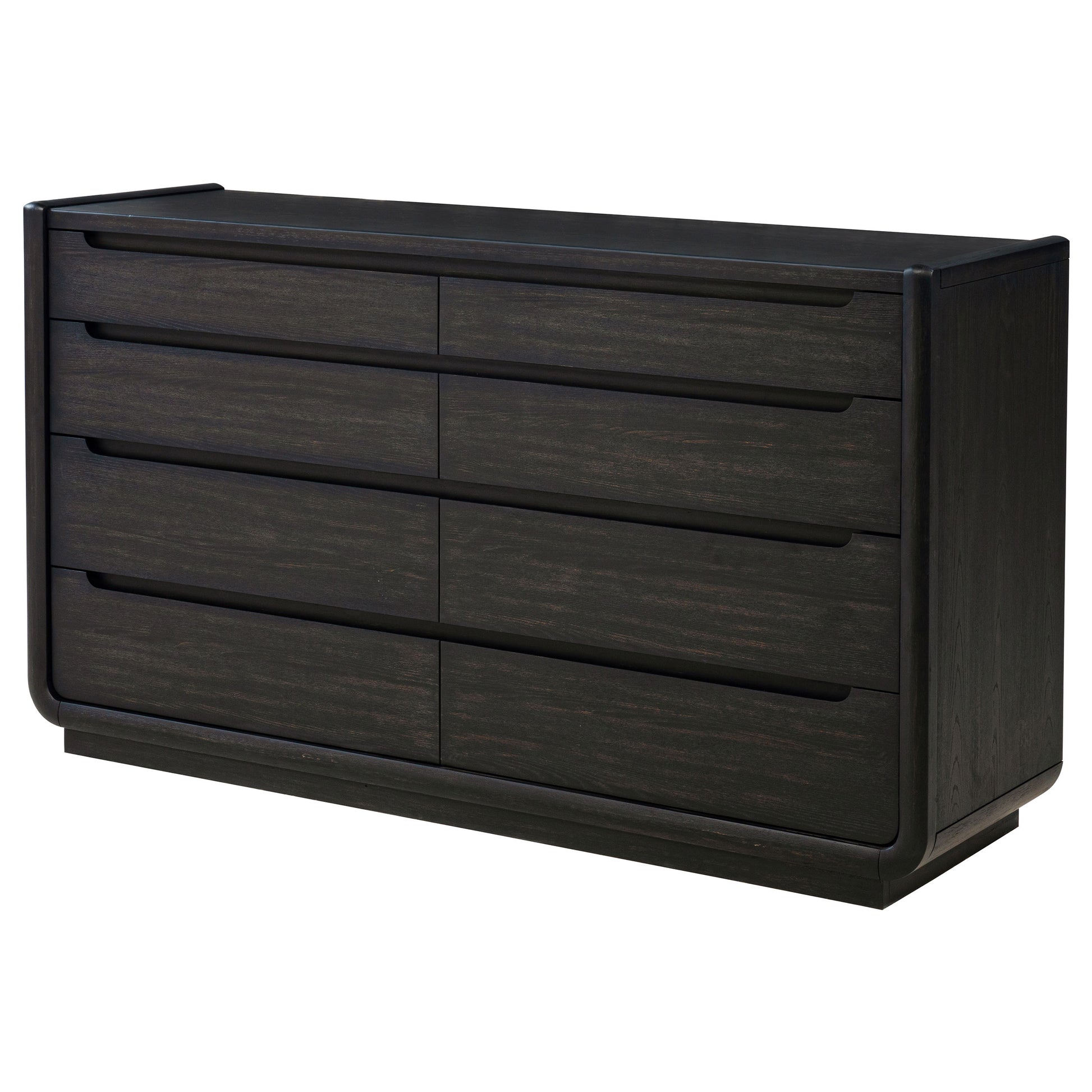 Leandro 8-drawer Bedroom Dresser Cabinet Burnished Black - Discount Furniture Connection