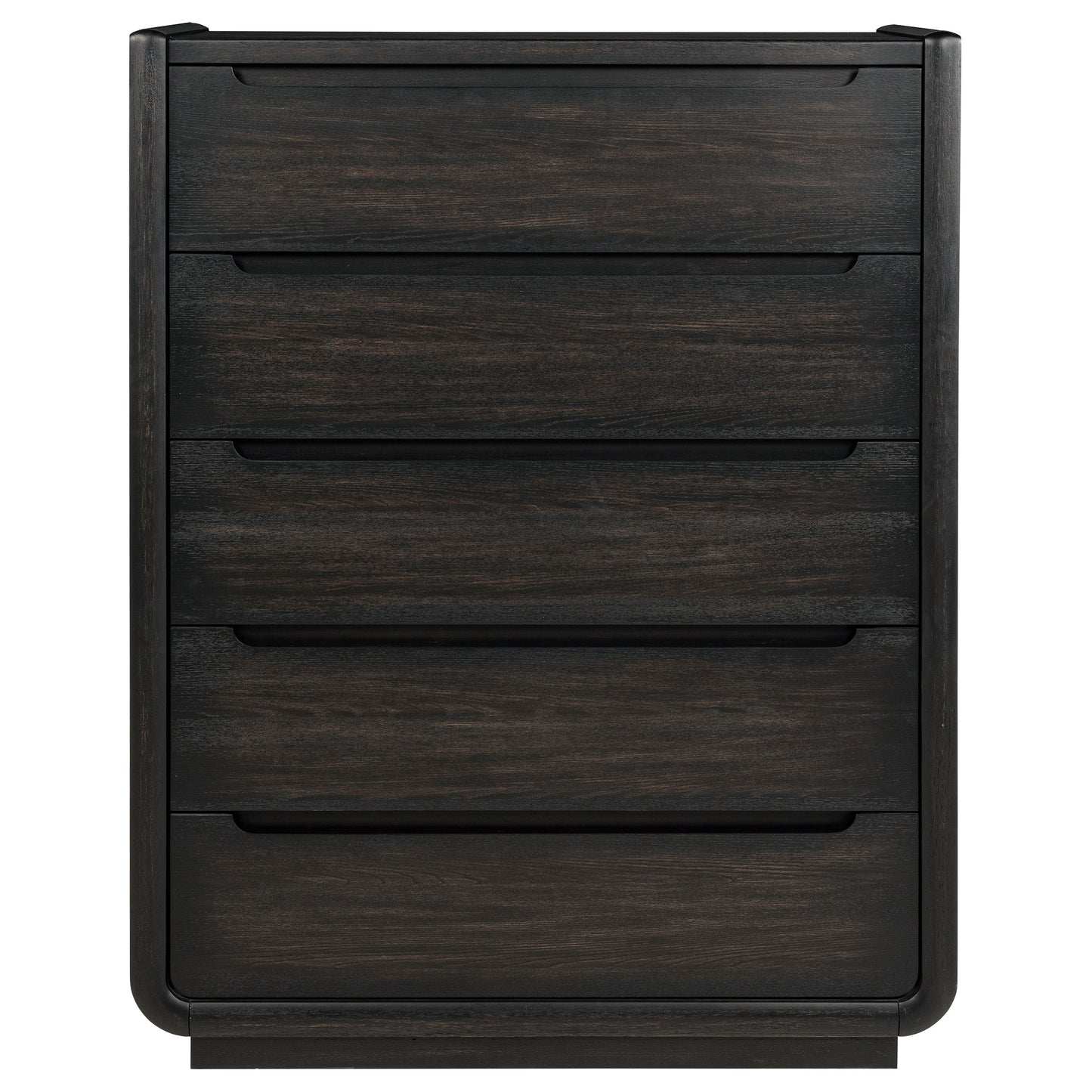 Leandro 5-drawer Bedroom Chest of Drawers Burnished Black - Discount Furniture Connection