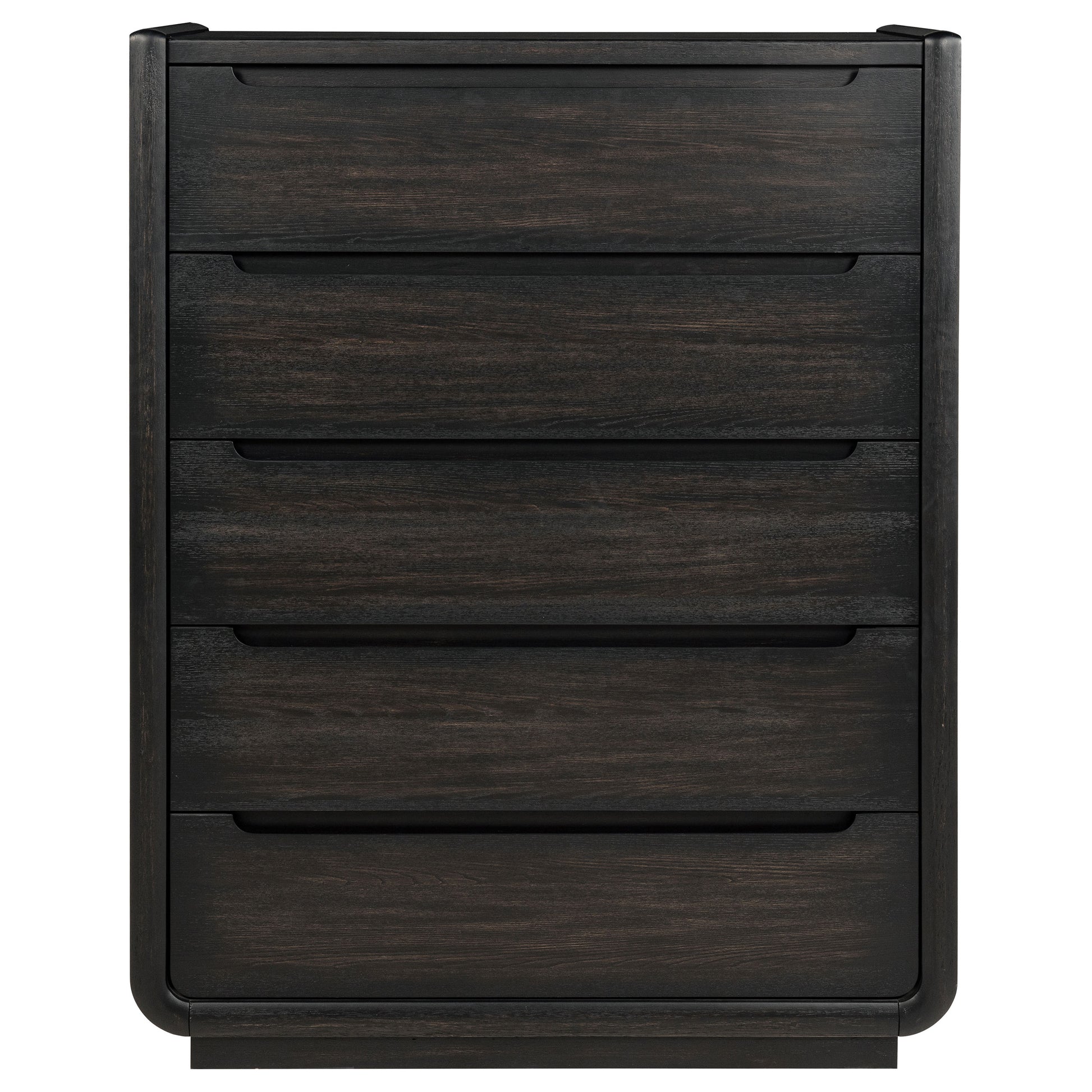 Leandro 5-drawer Bedroom Chest of Drawers Burnished Black - Discount Furniture Connection