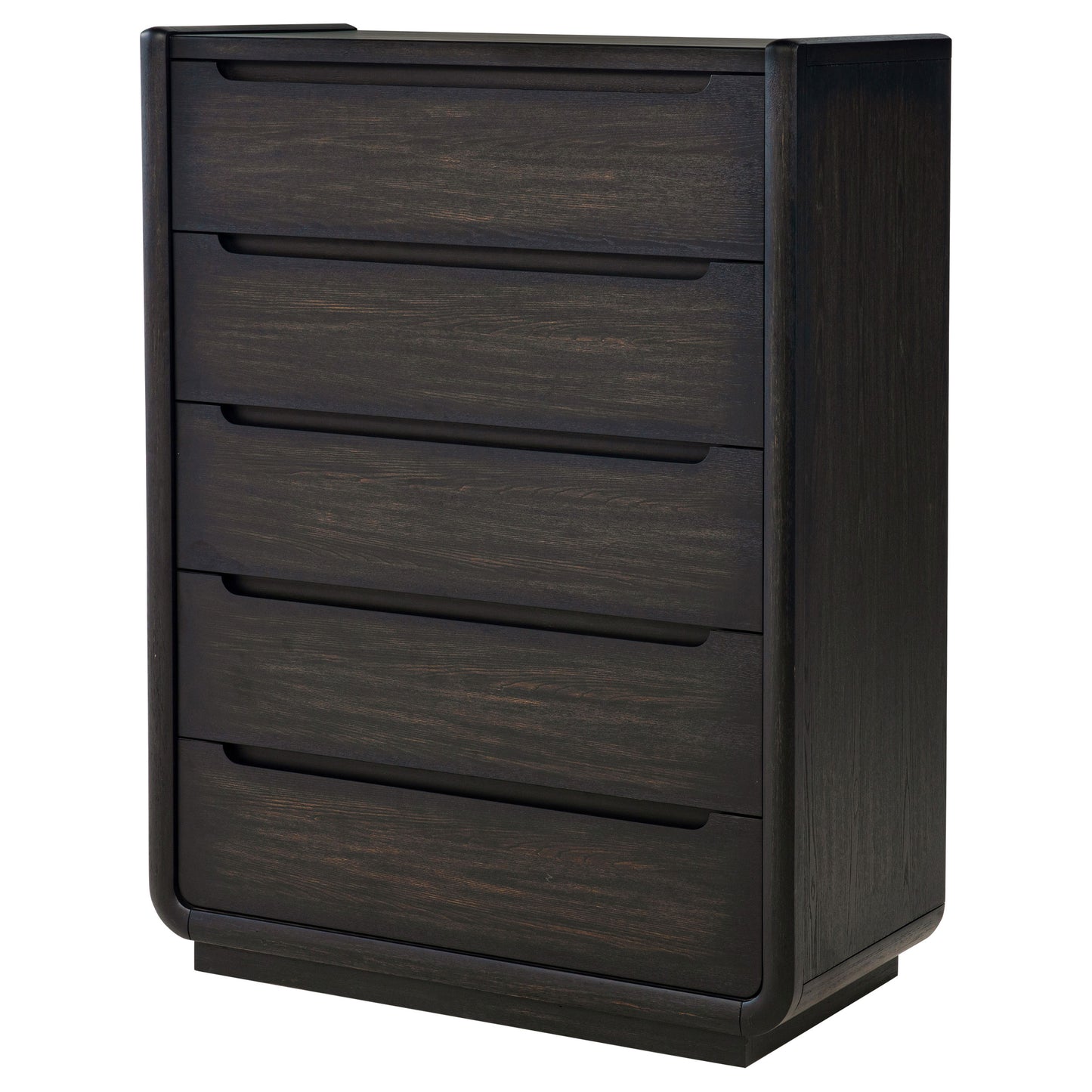 Leandro 5-drawer Bedroom Chest of Drawers Burnished Black - Discount Furniture Connection