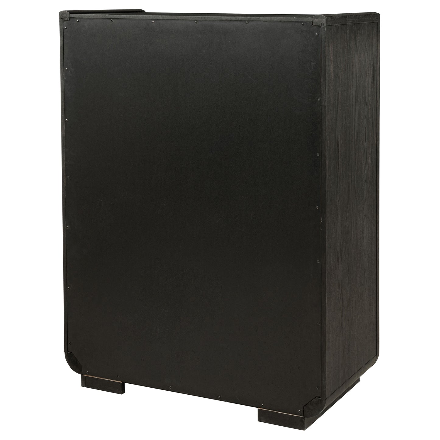 Leandro 5-drawer Bedroom Chest of Drawers Burnished Black - Discount Furniture Connection
