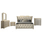 Lorient 5-piece Queen Bedroom Set Ivory and Camel - Discount Furniture Connection
