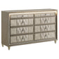 Lorient 5-piece Queen Bedroom Set Ivory and Camel - Discount Furniture Connection