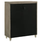 Lorient 5-drawer LED Chest of Drawers Ivory and Camel