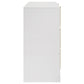 Ines 6-drawer Bedroom Dresser Cabinet White High Gloss - Discount Furniture Connection