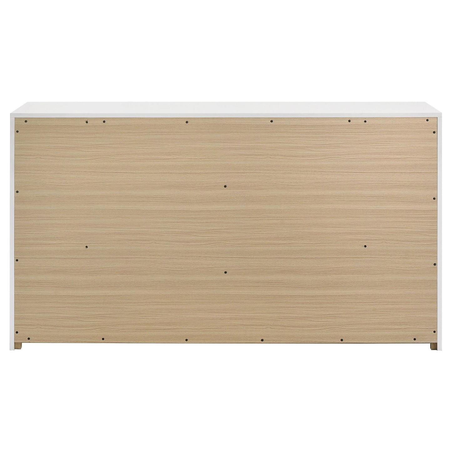 Ines 6-drawer Bedroom Dresser Cabinet White High Gloss - Discount Furniture Connection