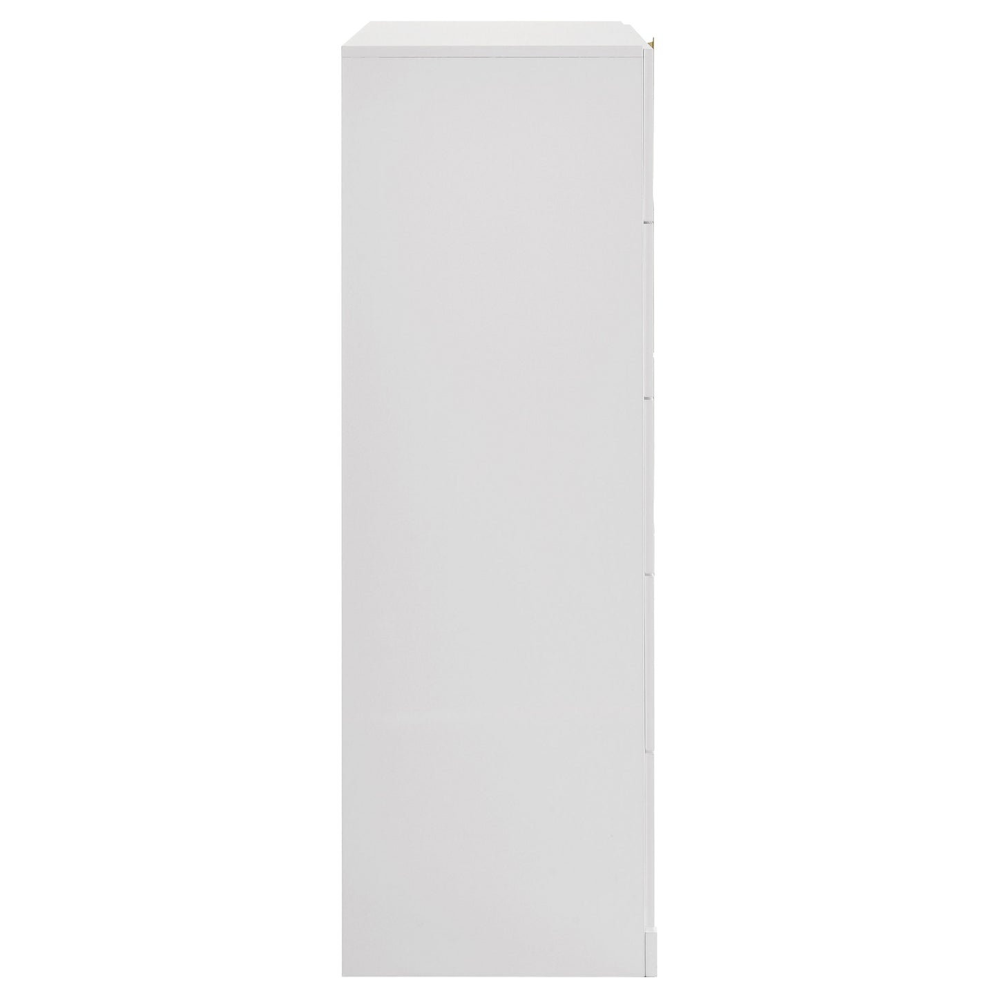 Ines 5-drawer Bedroom Chest of Drawers White High Gloss - Discount Furniture Connection