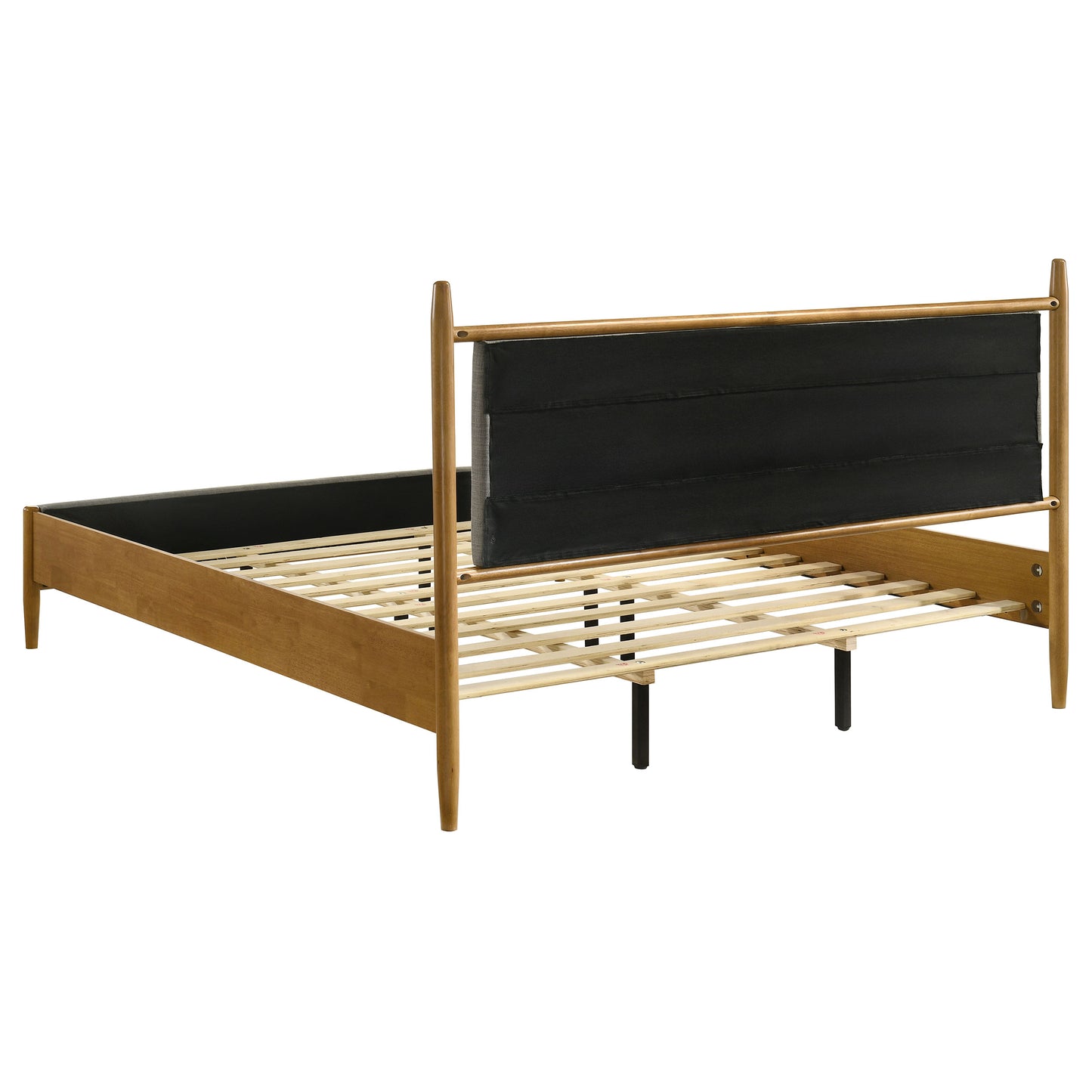Mason 46-inch Eastern King Panel Platform Bed Light Brown - Discount Furniture Connection