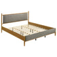Mason 46-inch Eastern King Panel Platform Bed Light Brown - Discount Furniture Connection