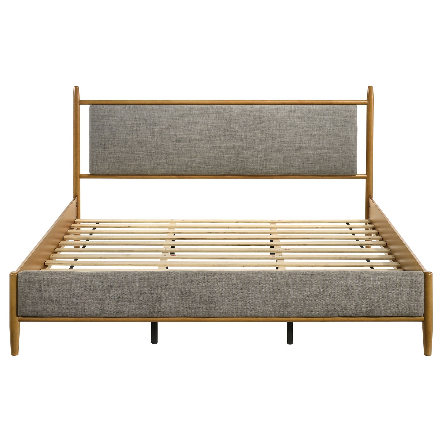 Mason 46-inch Eastern King Panel Platform Bed Light Brown - Discount Furniture Connection